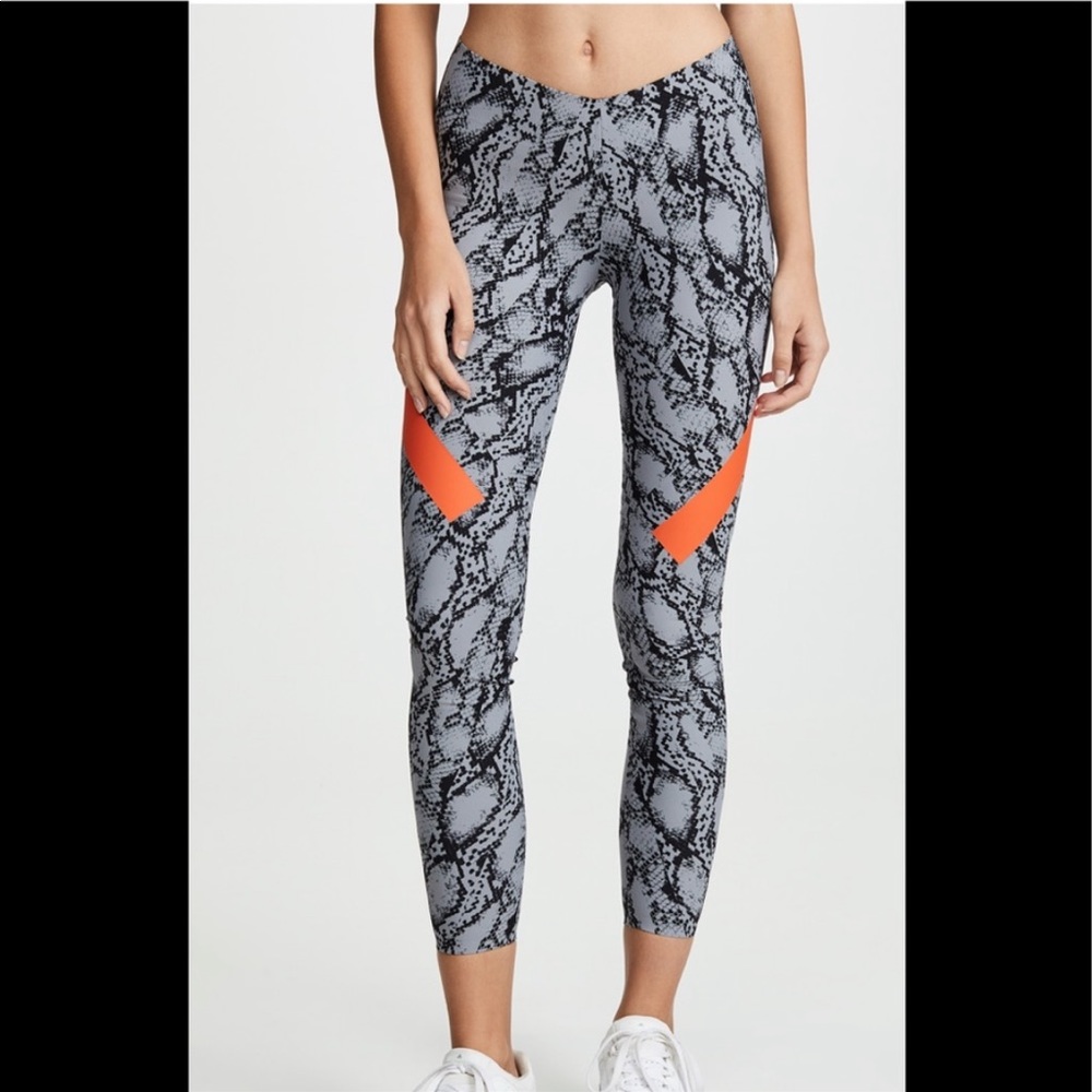 ADIDAS BY STELLA MCCARTNEY alphaskin snake leggings XS